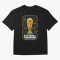 2026 Soccer Tournament Graphic - Football Champion Art Oversized T-Shirt Spotlight Match Day Hype around FIFA World Cup 2026 USA Canada Mexico, Neymar, Haaland and Cristiano Ronaldo, England, France and Netherlands, Fan Favorite Moments, National
