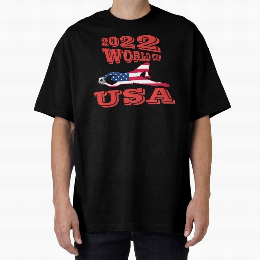 USA, Qatar World Cup 2022 Oversized T-Shirt Step into FIFA World Cup 2026 Inspired by Mbappe and Neymar, Argentina and Brazil Energy, Soccer Culture, Superstar Moments, National Team Dreams and Competitive Fire; Perfect for People Who Love
