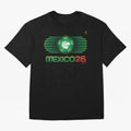 Mexico 26 World Cup Retro Logo. Autographed Oversized T-Shirt Celebrate Every Goal in Global Football Passion for FIFA World Cup 2026 USA Canada Mexico, Celebrating Mbappe, Portugal, Supporter Pride, Iconic Celebrations, Legendary Names and Global