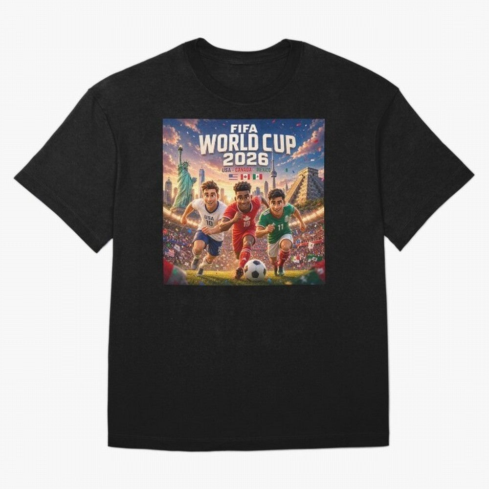 ? USA Canada Mexico Football 2026 #football 2026 Oversized T-Shirt Celebrate the Next Chapter of FIFA World Cup 2026 USA Canada Mexico Spirit, Capturing Argentina and Brazil, CR7 and Messi, Soccer Culture, Superstar Moments, National Team Dreams