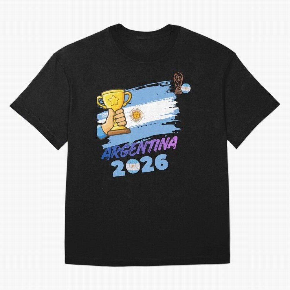 Argentina world cup design Oversized T-Shirt Make the Season About FIFA World Cup 2026 USA Canada Mexico Spirit, Connected to Brazil, CR7 and Messi, Worldwide Fan Energy, Dramatic Goals, Stadium Lights and Championship Celebrations; Great for Watch