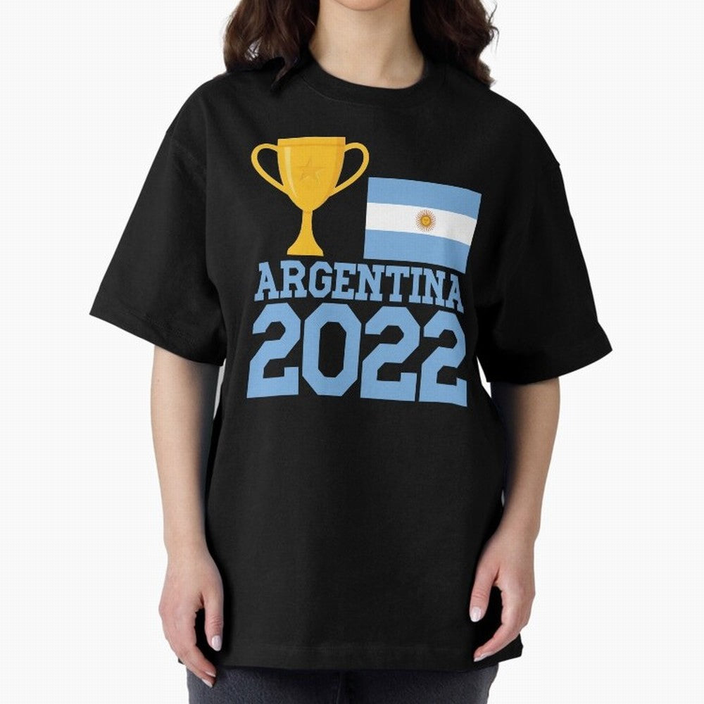 Argentina World Cup Soccer Football 2022, Argentina Soccer Jersey Argentinian Football, Argentina, Argentinian, Qatar World Cup 2022 Oversized T-Shirt Turn Every Weekend Toward FIFA World Cup 2026 for Fans of Messi, CR7 and Mbappe and France and