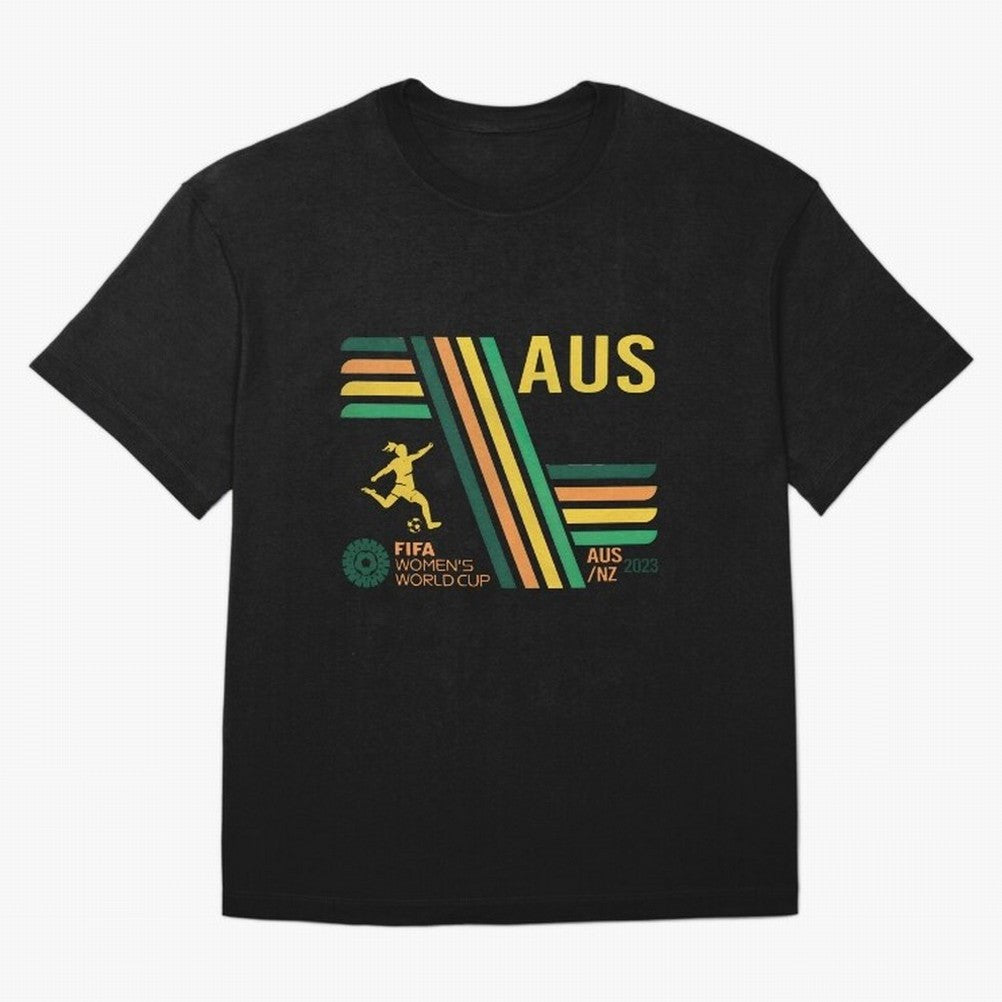 Australia Women's World Cup Oversized T-Shirt Bring Trophy Dreams to Global Football Passion for FIFA World Cup 2026 USA Canada Mexico, Driven by Neymar, Haaland and Cristiano Ronaldo, France, Football History, Final Match Energy, Crowd Noise and