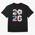 2026 North America Football Massive Event Soccer Ball Oversized T-Shirt Make Game Day About FIFA World Cup 2026 Group Stage for Fans of Neymar, Haaland and Cristiano Ronaldo and Germany, Bringing Global Supporter Spirit, Legendary Goals, National