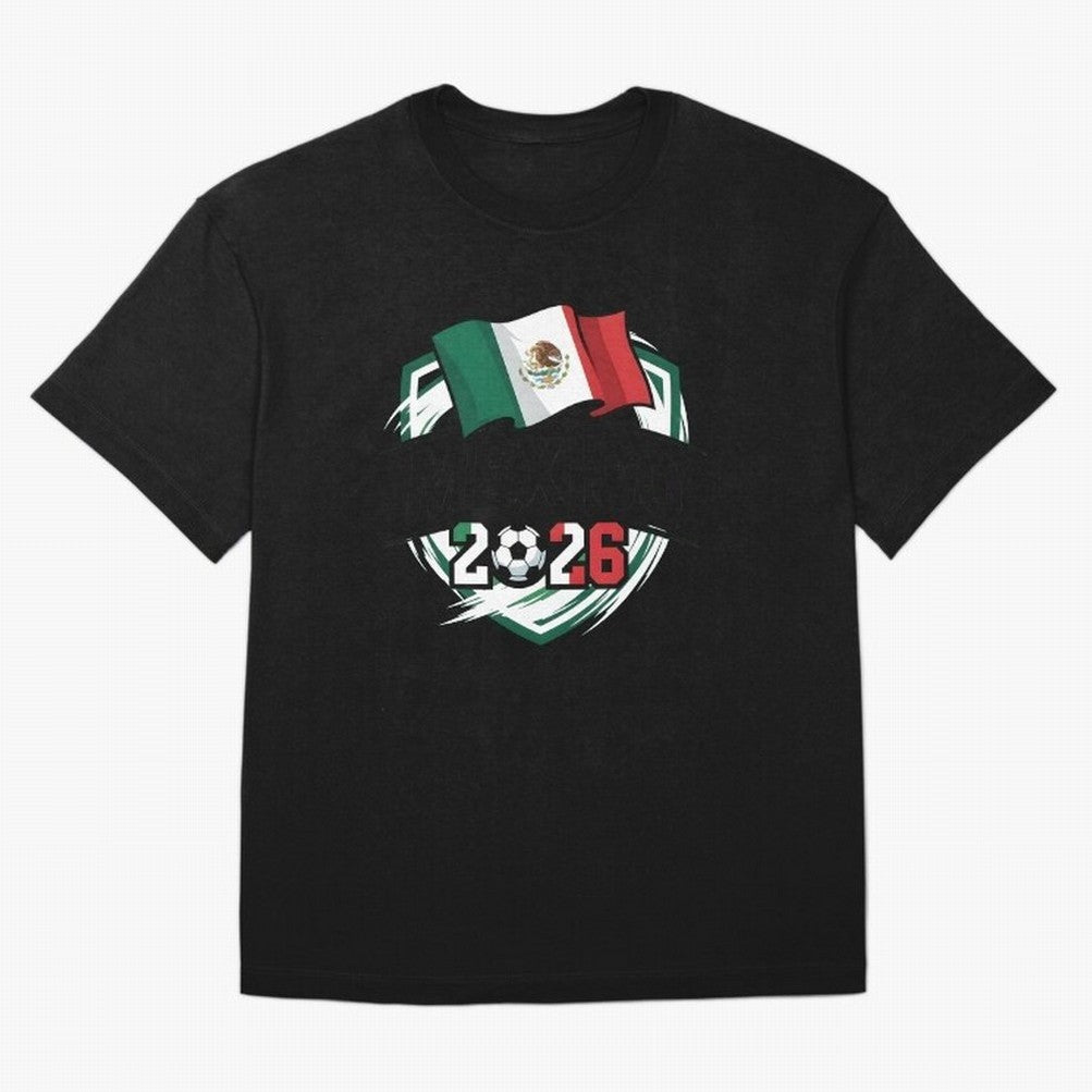 MEXICO World Cup 2026 Gift ¨C MEXICO Football Oversized T-Shirt Turn Every Weekend Toward the FIFA World Cup 2026 Journey through Mbappe Highlights, Argentina, France and Brazil Pride, Football Festival Excitement, Trophy Ambitions, Country