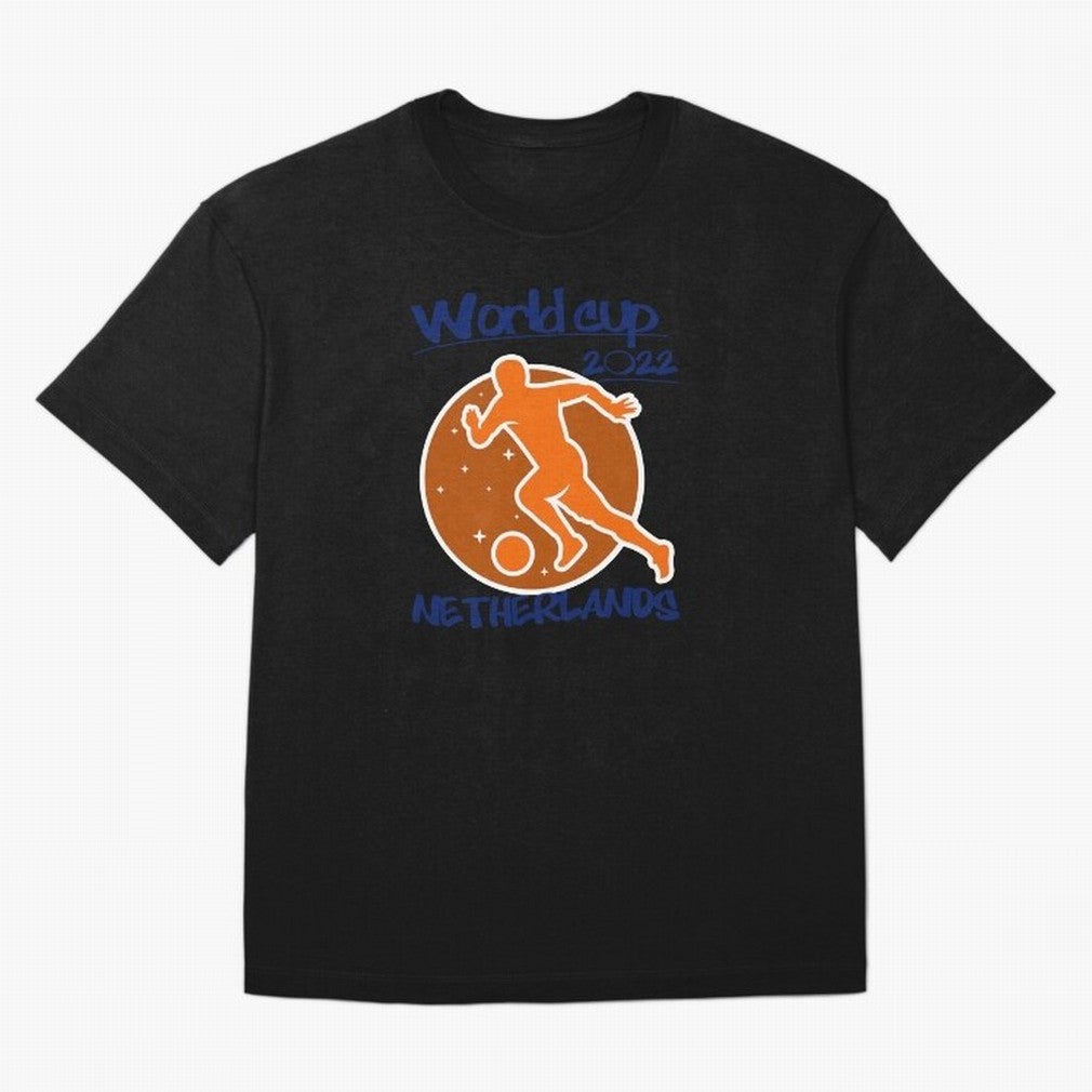Netherlands World Cup 2022 Oversized T-Shirt Celebrate Classic Football Spirit in FIFA World Cup 2026 Group Stage Inspired by Neymar, Haaland and Cristiano Ronaldo, England, France and Netherlands Energy, Retro Football Energy, Iconic Rivalries,