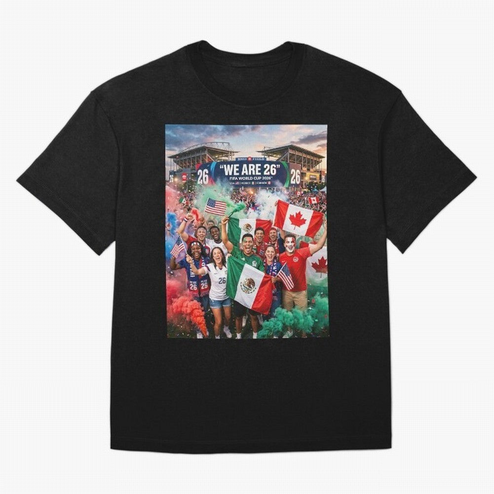 2026 World Cup Fans Celebrate Oversized T-Shirt Celebrate Golden Goal Energy in FIFA World Cup 2026 USA Canada Mexico for Fans of Haaland and Mbappe and Brazil, Portugal and Argentina, Bringing Sports Nostalgia, International Competition, Famous