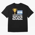 Argentina World Cup Soccer Football 2022, Argentina Soccer Jersey Argentinian Football, Argentina, Argentinian, Qatar World Cup 2022 Oversized T-Shirt Refresh Global Football Passion for FIFA World Cup 2026 USA Canada Mexico, with Messi, Neymar and