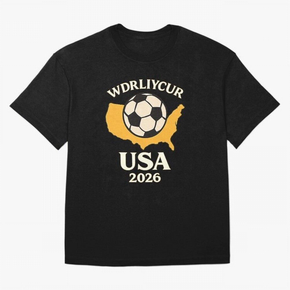 World Cup 2026 USA Soccer Fan T-Shirt Oversized T-Shirt Capture Match Day Hype around FIFA World Cup 2026 USA Canada Mexico, Messi, CR7 and Mbappe, Argentina, France and Brazil, Game Day Rituals, Football Legends, Country Pride and the Road to the