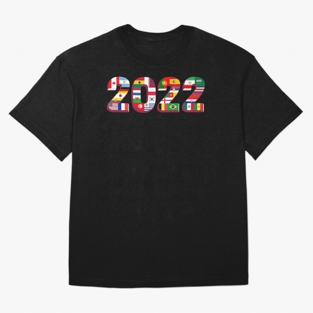 All the 32 Teams that Played in 2022 in Qatar for Football Fans Oversized T-Shirt Remember FIFA World Cup 2026 Spirit, with Argentina, Neymar, Worldwide Fan Energy, Dramatic Goals, Stadium Lights and Championship Celebrations; Perfect for