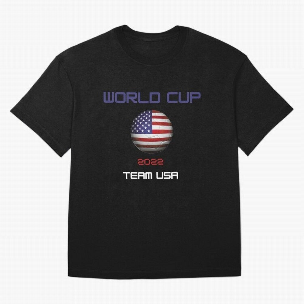 World cup 2022 Team USA Oversized T-Shirt Celebrate the Magic of FIFA World Cup 2026 USA Canada Mexico Centered on Messi, France Energy, Match Day Excitement, Supporter Culture, Golden Goals and Global Football Passion; Perfect for Supporters Who
