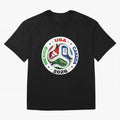 Trionda 26 Soccer Ball - North America 2026 Football Art Oversized T-Shirt Relive Legendary Nights from Global Football Passion for FIFA World Cup 2026 USA Canada Mexico, Connected to Mbappe and Neymar, Brazil, Stadium Memories, Football Loyalty,