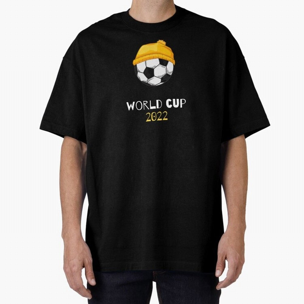 World Cup 2022 Qatar Oversized T-Shirt Relive the Noise and Pride of the FIFA World Cup 2026 Group Stage Journey through Cristiano Ronaldo Highlights, Portugal, Spain and Germany Pride, Football Passion, Legendary Performances, Festival Vibes and