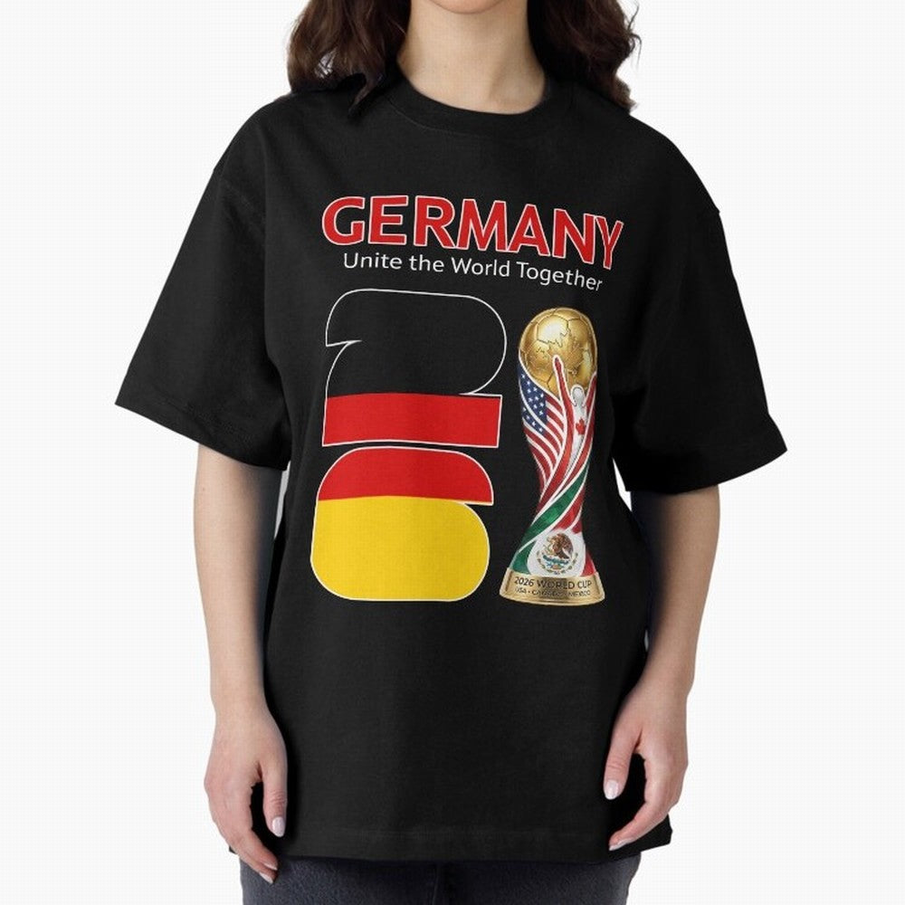 World Cup 2026, IMG 031, GERMANY 001 Oversized T-Shirt Celebrate the Biggest Stage of Match Day Hype around FIFA World Cup 2026, Messi, CR7 and Mbappe, France and Portugal, Tournament Hype, Historic Matchups, Family Viewing Parties and Global