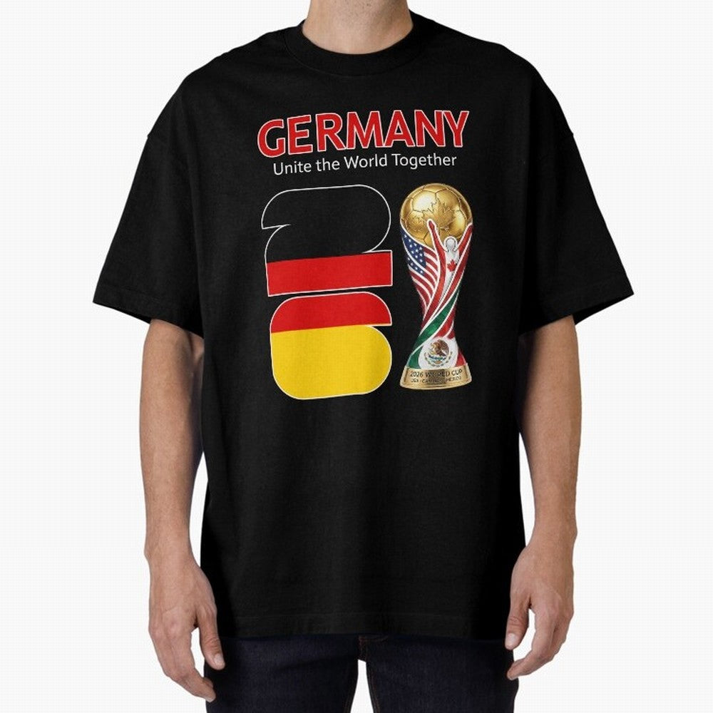 World Cup 2026, IMG 031, GERMANY 001 Oversized T-Shirt Celebrate the Biggest Stage of Match Day Hype around FIFA World Cup 2026, Messi, CR7 and Mbappe, France and Portugal, Tournament Hype, Historic Matchups, Family Viewing Parties and Global