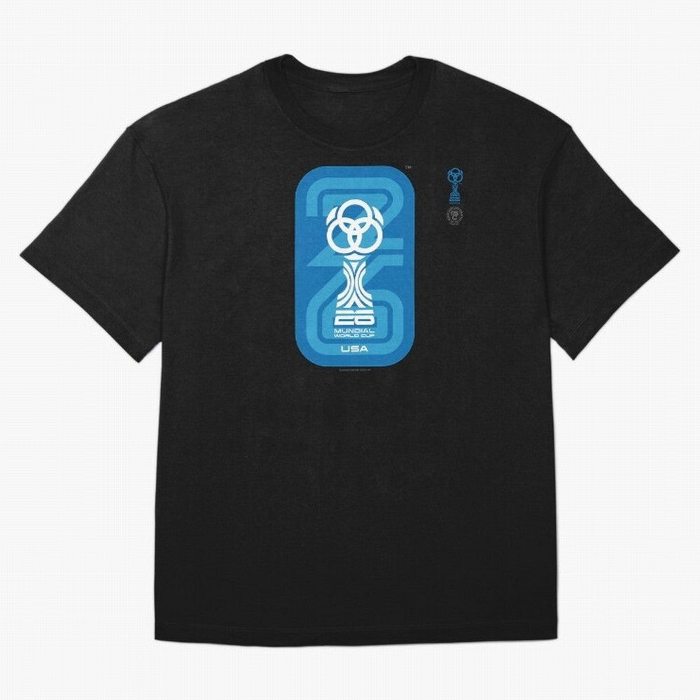 Mundial 26 USA Fan Trophy ¨C Retro Soccer World Cup Inspired Graphic ¨C Modern Football Art Design Oversized T-Shirt Keep the Match Day Mood of Match Day Hype around FIFA World Cup 2026 Group Stage, Mbappe, Portugal, Championship Spirit, Famous