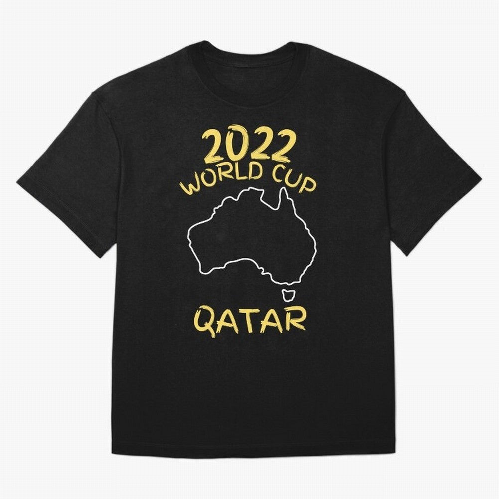 Socceroos World Cup 2022 Qatar Oversized T-Shirt Relive the Noise and Pride of FIFA World Cup 2026 Group Stage Centered on Messi, CR7 and Mbappe, Germany Energy, Football Festival Excitement, Trophy Ambitions, Country Rivalries and Star Player