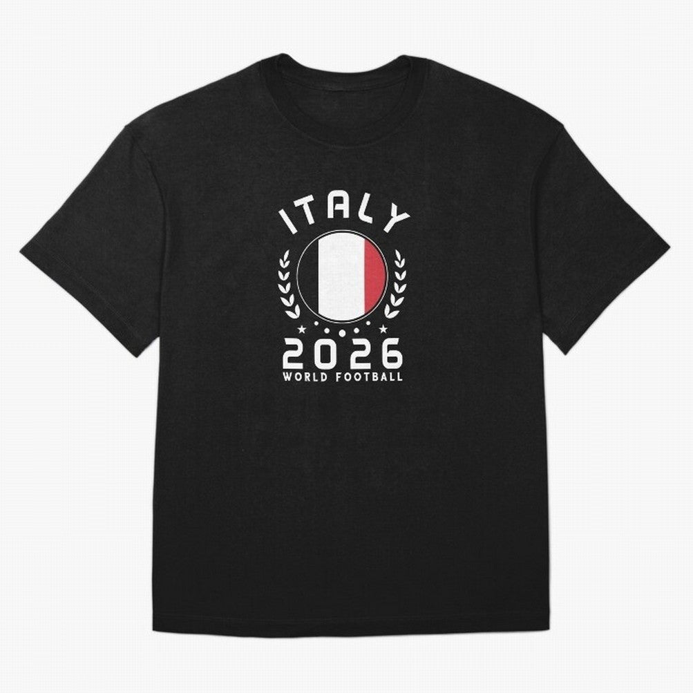 World Cup 2026 Italy Football Fan Italian Supporter T-Shirt_88563599 Oversized T-Shirt Build FIFA World Cup 2026 Made for Mbappe and Neymar, Germany Energy, Vintage Soccer Flavor, Modern Football Stars, National Flags and Final Night Emotion; Ideal
