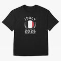 World Cup 2026 Italy Football Fan Italian Supporter T-Shirt_88563599 Oversized T-Shirt Build FIFA World Cup 2026 Made for Mbappe and Neymar, Germany Energy, Vintage Soccer Flavor, Modern Football Stars, National Flags and Final Night Emotion; Ideal
