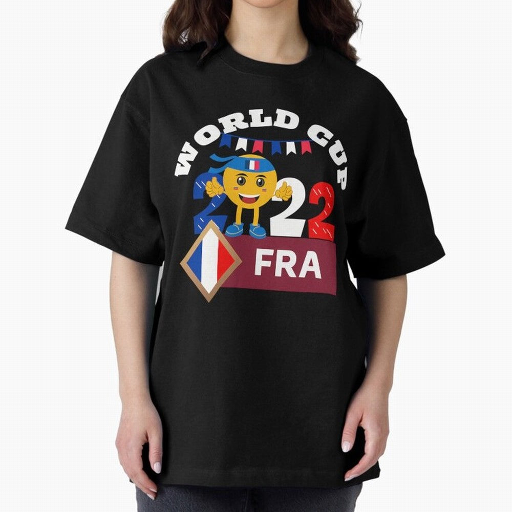 Fifa World Cup 2022. France 2022. Qatar 2022 Oversized T-Shirt Celebrate Fan Favorites in FIFA World Cup 2026 USA Canada Mexico Filled with Messi, France and Portugal Energy, Tournament Hype, Historic Matchups, Family Viewing Parties and Global