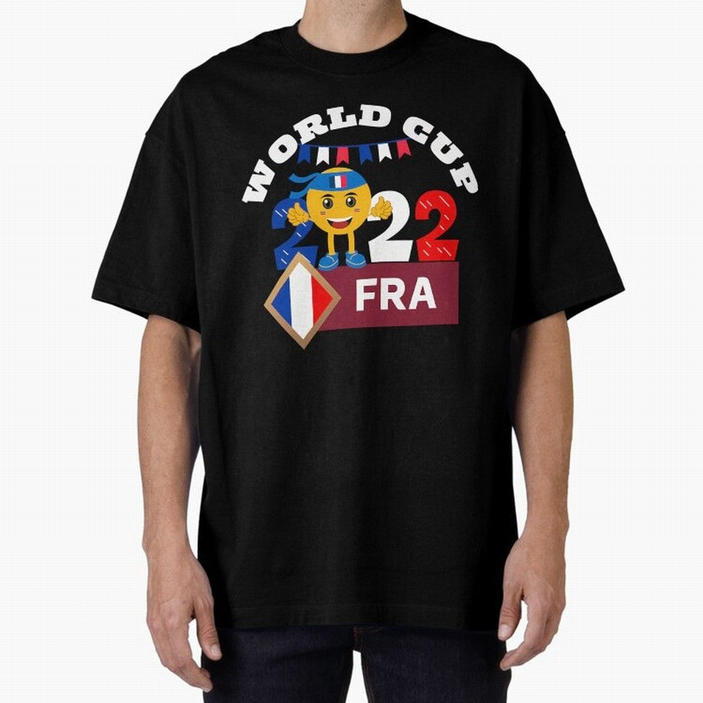 Fifa World Cup 2022. France 2022. Qatar 2022 Oversized T-Shirt Celebrate Fan Favorites in FIFA World Cup 2026 USA Canada Mexico Filled with Messi, France and Portugal Energy, Tournament Hype, Historic Matchups, Family Viewing Parties and Global