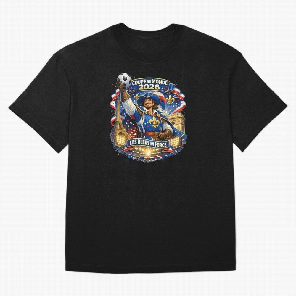 France World Cup 2026 Supporter Oversized T-Shirt Show Your Tournament Heart for the FIFA World Cup 2026 Journey through Messi, Neymar and Mbappe Highlights, Argentina, France and Brazil Pride, Football Festival Excitement, Trophy Ambitions,
