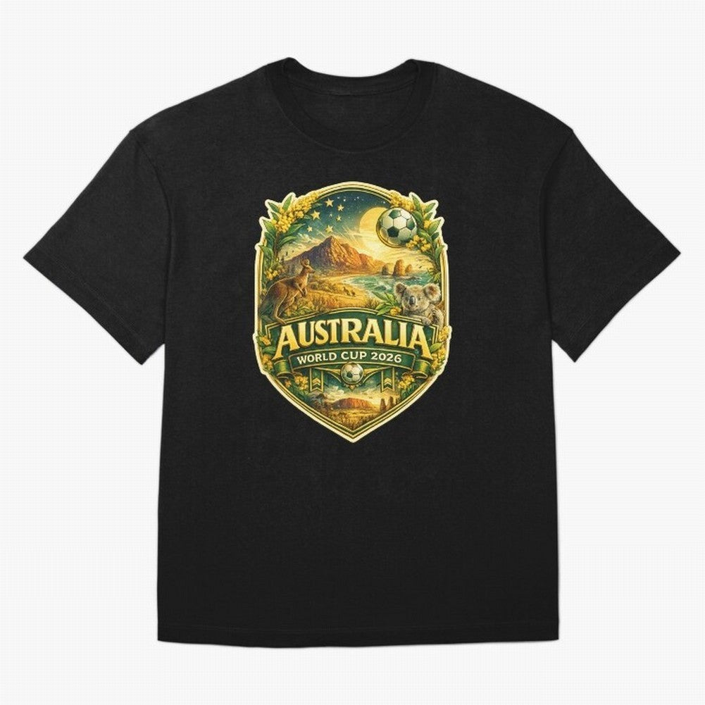 Australia FIFA World Cup 2026 Great Barrier Reef Outback Kangaroo Coast Oversized T-Shirt Bring Stadium Energy to the FIFA World Cup 2026 Group Stage Journey through Haaland and Mbappe Highlights, Netherlands Pride, Football Passion, Legendary