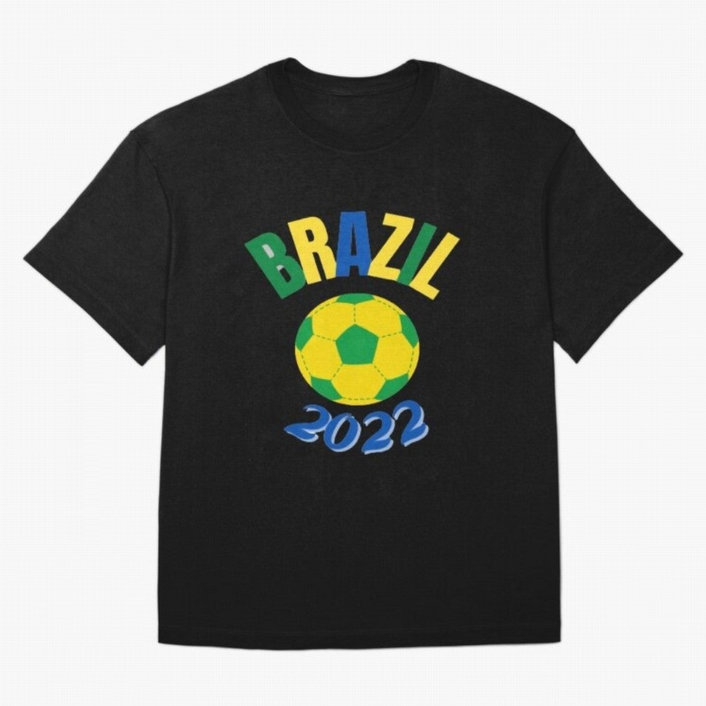 Brazil FIFA world cup 2022 T shirt Oversized T-Shirt Support the Legends of FIFA World Cup 2026 USA Canada Mexico Spirit, Inspired by Brazil, Portugal and Argentina, Messi, Neymar and Mbappe, Goal Celebration Energy, Supporter Heritage, Football