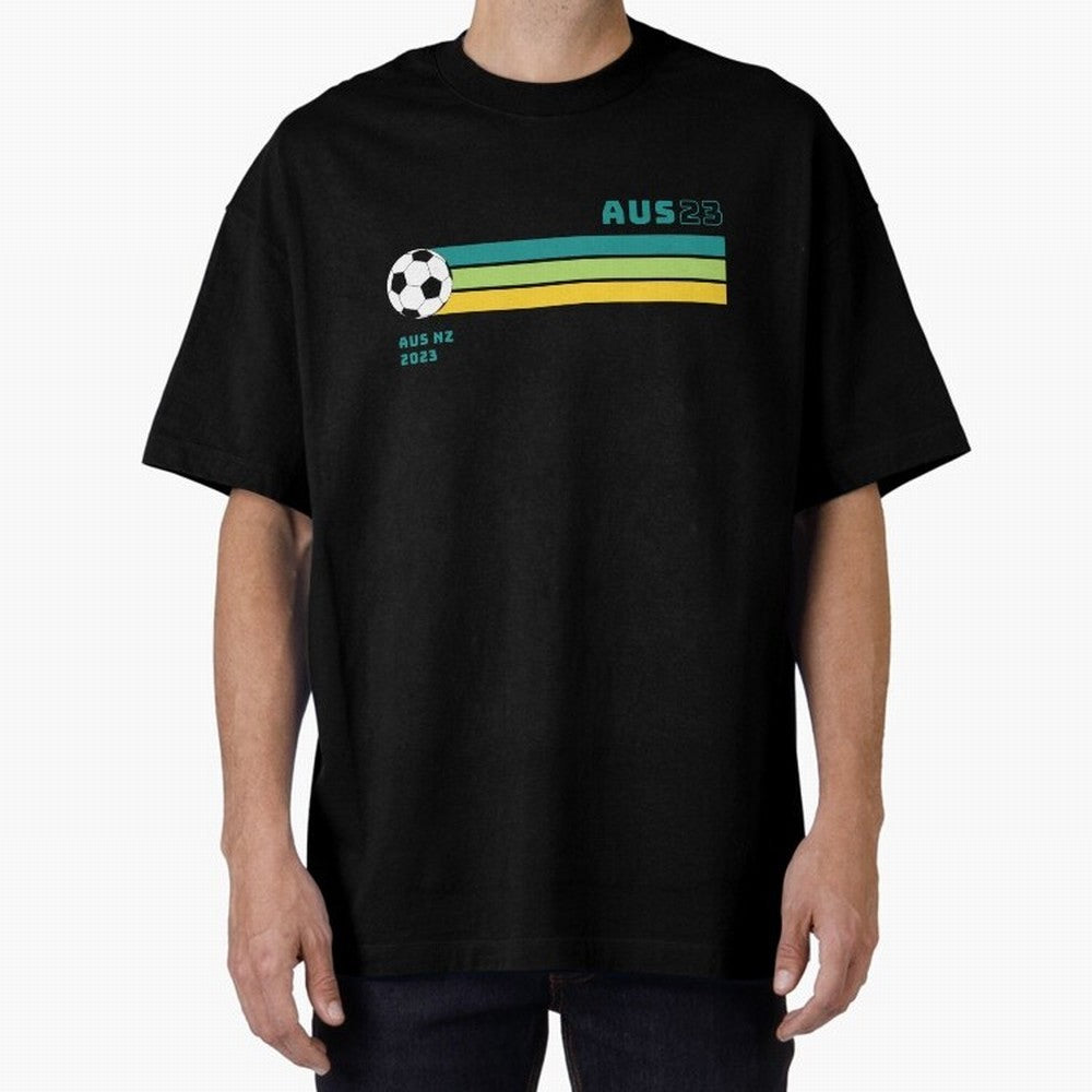Australian Womens World Cup 2023 Oversized T-Shirt Capture FIFA World Cup 2026 Group Stage for Fans of CR7 and Messi and Portugal, Bringing Game Day Rituals, Football Legends, Country Pride and the Road to the Final; Made for Collectors Who Enjoy