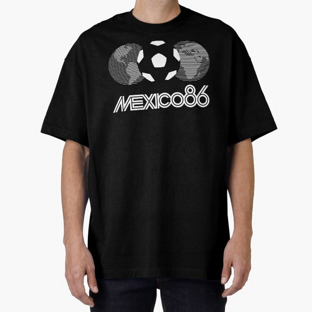 The World Cup Mexico 86 Oversized T-Shirt Show Your Tournament Heart for the FIFA World Cup 2026 Journey through Cristiano Ronaldo Highlights, Brazil Pride, Stadium Chants, National Pride, Trophy Dreams and Unforgettable Football Memories; Ideal