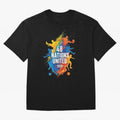 The Unity of World Football Oversized T-Shirt Bring Retro Soccer Energy to the FIFA World Cup 2026 Journey through Messi and Cristiano Ronaldo Highlights, Spain Pride, Worldwide Fan Energy, Dramatic Goals, Stadium Lights and Championship