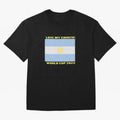 I Love My Country Argentina World Cup 2022 Oversized T-Shirt Make Memories around the FIFA World Cup 2026 USA Canada Mexico Journey through Messi and Cristiano Ronaldo Highlights, England Pride, Championship Spirit, Famous Goals, Roaring Crowds and