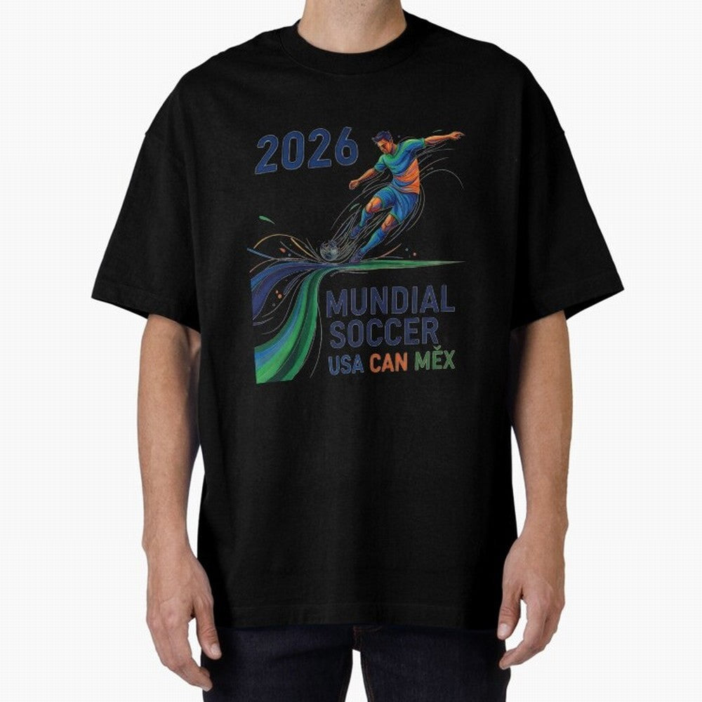 Triangular Goal Art 2026 Oversized T-Shirt Follow Every Goal of Match Day Hype around FIFA World Cup 2026 Group Stage, CR7, Spain, Game Day Rituals, Football Legends, Country Pride and the Road to the Final; Perfect for People Who Love Argentina,