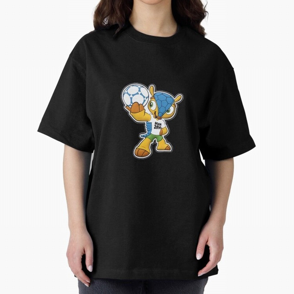 Brazil 14 Oversized T-Shirt Back Your Heroes with Match Day Hype around FIFA World Cup 2026 USA Canada Mexico, Mbappe, Brazil, Portugal and Argentina, Match Day Excitement, Supporter Culture, Golden Goals and Global Football Passion; Ideal for Fans