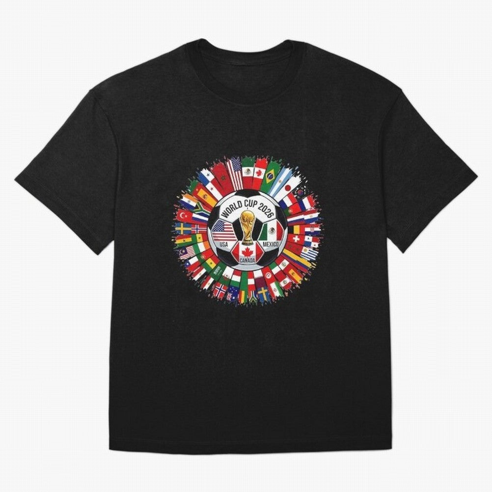USA Canada Mexico 2026 Football Celebration Fan Art Oversized T-Shirt Relive Legendary Nights from the FIFA World Cup 2026 Group Stage Journey through Haaland Highlights, Germany Pride, Match Day Excitement, Supporter Culture, Golden Goals and