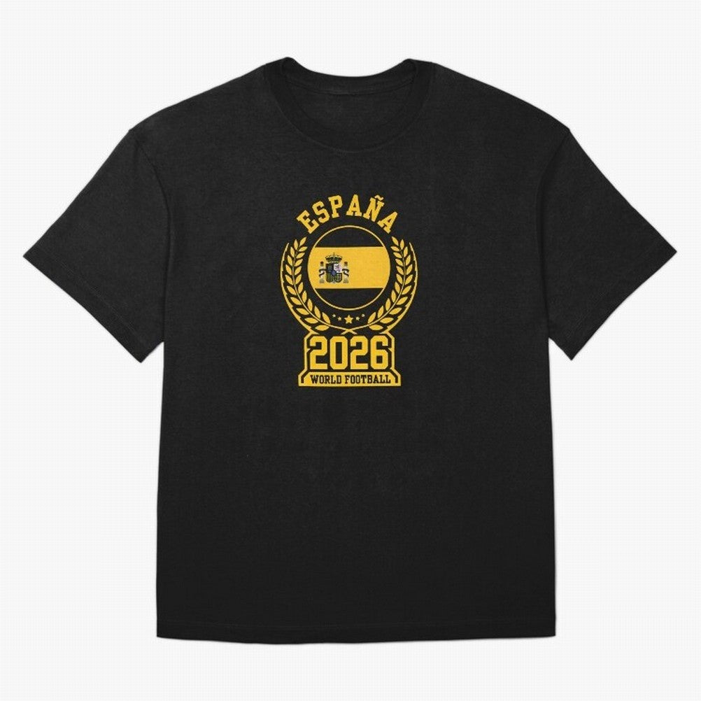 Spain World Football 2026 T-Shirt_87604013 Oversized T-Shirt Bring Bold Fan Energy to FIFA World Cup 2026 Group Stage for Fans of Messi and England, Bringing Tournament Hype, Historic Matchups, Family Viewing Parties and Global Sports Pride;
