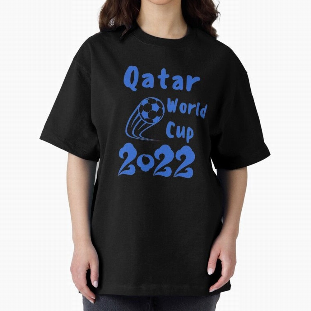 qatar world cup 2022 Oversized T-Shirt Celebrate Rivalries and Pride in FIFA World Cup 2026 USA Canada Mexico Spirit, Made for Argentina and Brazil, Messi and Cristiano Ronaldo, Football Passion, Legendary Performances, Festival Vibes and Supporter