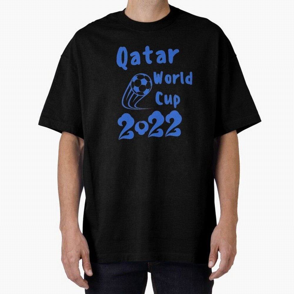 qatar world cup 2022 Oversized T-Shirt Celebrate Rivalries and Pride in FIFA World Cup 2026 USA Canada Mexico Spirit, Made for Argentina and Brazil, Messi and Cristiano Ronaldo, Football Passion, Legendary Performances, Festival Vibes and Supporter