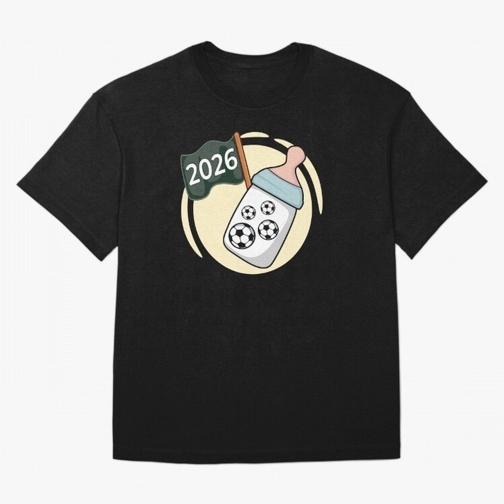 Baby 2026 FOOTBALL Oversized T-Shirt Live the Energy of FIFA World Cup 2026 Group Stage Spirit, Highlighting France, CR7 and Messi, Championship Spirit, Famous Goals, Roaring Crowds and International Football Unity; Made for Collectors Who Enjoy