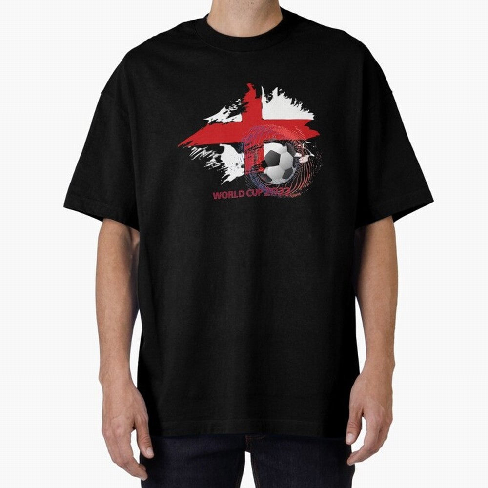 England World Cup 2022 Oversized T-Shirt Show Support during the FIFA World Cup 2026 USA Canada Mexico Journey through Cristiano Ronaldo Highlights, Netherlands Pride, Football History, Final Match Energy, Crowd Noise and Once in a Lifetime