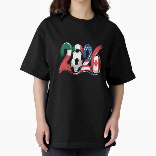 2026 Soccer Play Game Year Players Oversized T-Shirt Make Every Match About the FIFA World Cup 2026 Journey through Cristiano Ronaldo, Haaland and CR7 Highlights, Portugal, Spain and Germany Pride, Champion Mindset, Group Stage Buzz, Knockout