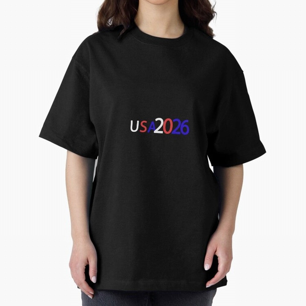 USA 2026 Oversized T-Shirt Feel the Roar of FIFA World Cup 2026 Spirit, Celebrating Spain and Netherlands, Mbappe, Football Passion, Legendary Performances, Festival Vibes and Supporter Community; Made for Collectors Who Enjoy Iconic Players,