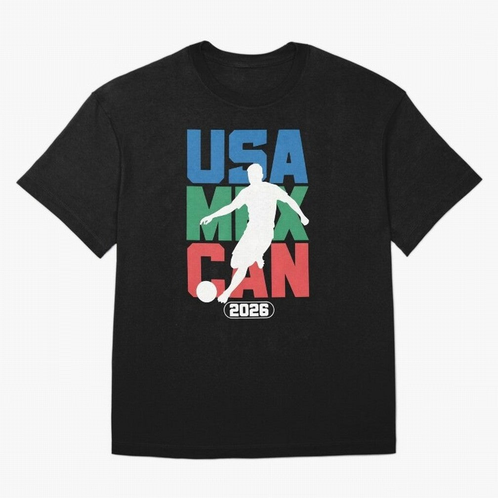 2026 World Cup USA, CAN, MEX Oversized T-Shirt Discover FIFA World Cup 2026 USA Canada Mexico Spirit, Inspired by France and Portugal, Neymar, Haaland and Cristiano Ronaldo, Football Festival Excitement, Trophy Ambitions, Country Rivalries and Star