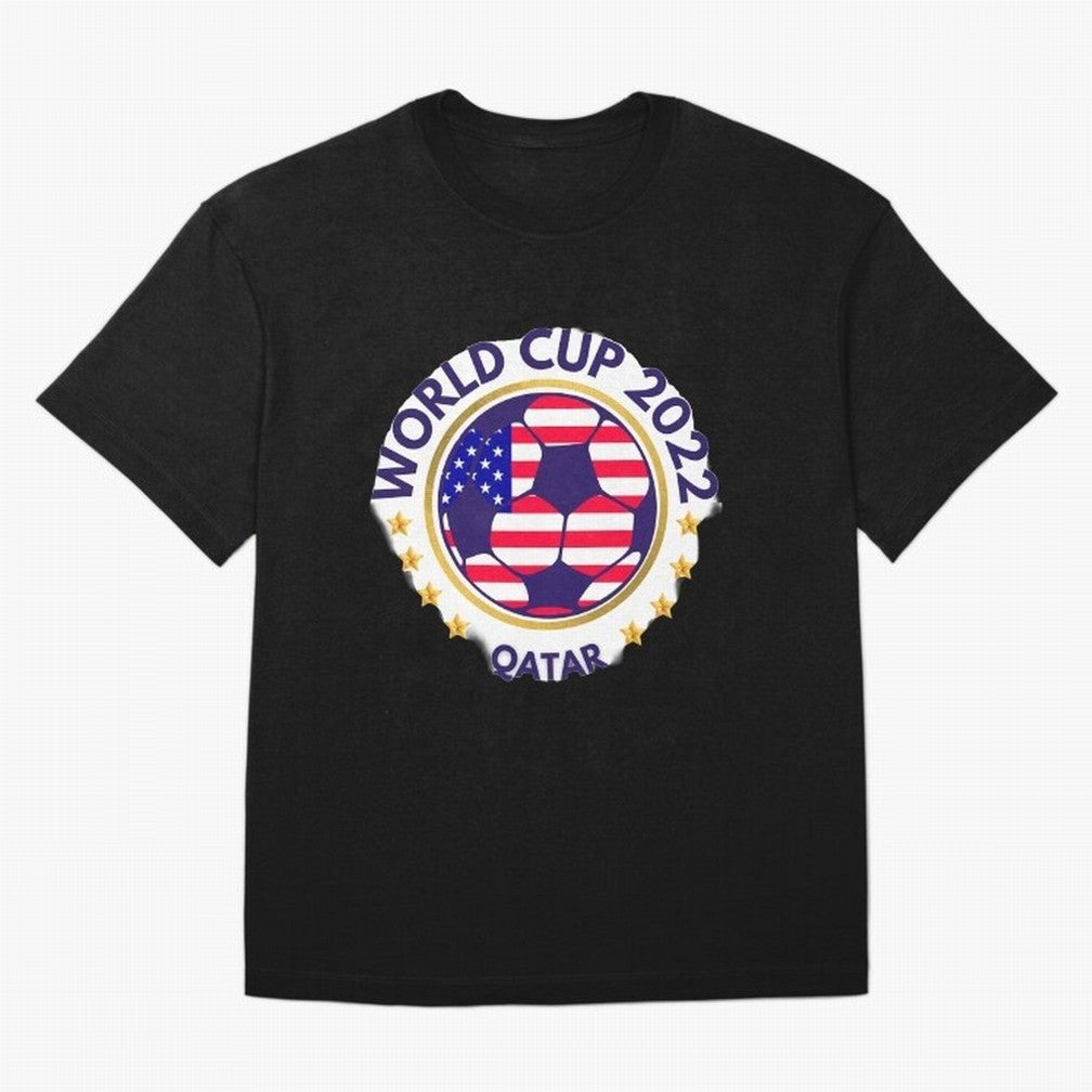 Usa World Cup Oversized T-Shirt Show Up for the Glory of Global Football Passion for FIFA World Cup 2026 USA Canada Mexico, Driven by Neymar, Haaland and Cristiano Ronaldo, England and Germany, Football History, Final Match Energy, Crowd Noise and