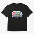 Football Without Borders 2026 Artistic Logo Oversized T-Shirt Unlock Match Day Hype around FIFA World Cup 2026 Group Stage, Haaland, Brazil, Football Festival Excitement, Trophy Ambitions, Country Rivalries and Star Player Buzz; Great for
