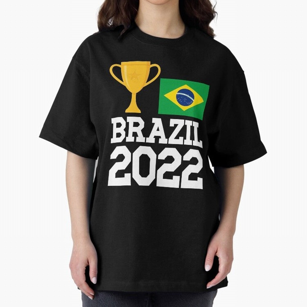 Brazil Soccer Team Fan Football Brazilian Flag 2022 T-Shirt - Brazil T shirt Soccer - Brazil Flag Vintage - Brazilian Oversized T-Shirt Honor Champions and Dreams in FIFA World Cup 2026 USA Canada Mexico for Fans of Neymar and Netherlands, Bringing