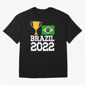Brazil Soccer Team Fan Football Brazilian Flag 2022 T-Shirt - Brazil T shirt Soccer - Brazil Flag Vintage - Brazilian Oversized T-Shirt Honor Champions and Dreams in FIFA World Cup 2026 USA Canada Mexico for Fans of Neymar and Netherlands, Bringing