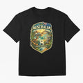 Australia FIFA World Cup 2026 Sydney Opera House Outback Kangaroo Coast Oversized T-Shirt Experience the Global Stage of FIFA World Cup 2026 Group Stage for Fans of Messi and Cristiano Ronaldo and England, Bringing Vintage Soccer Flavor, Modern