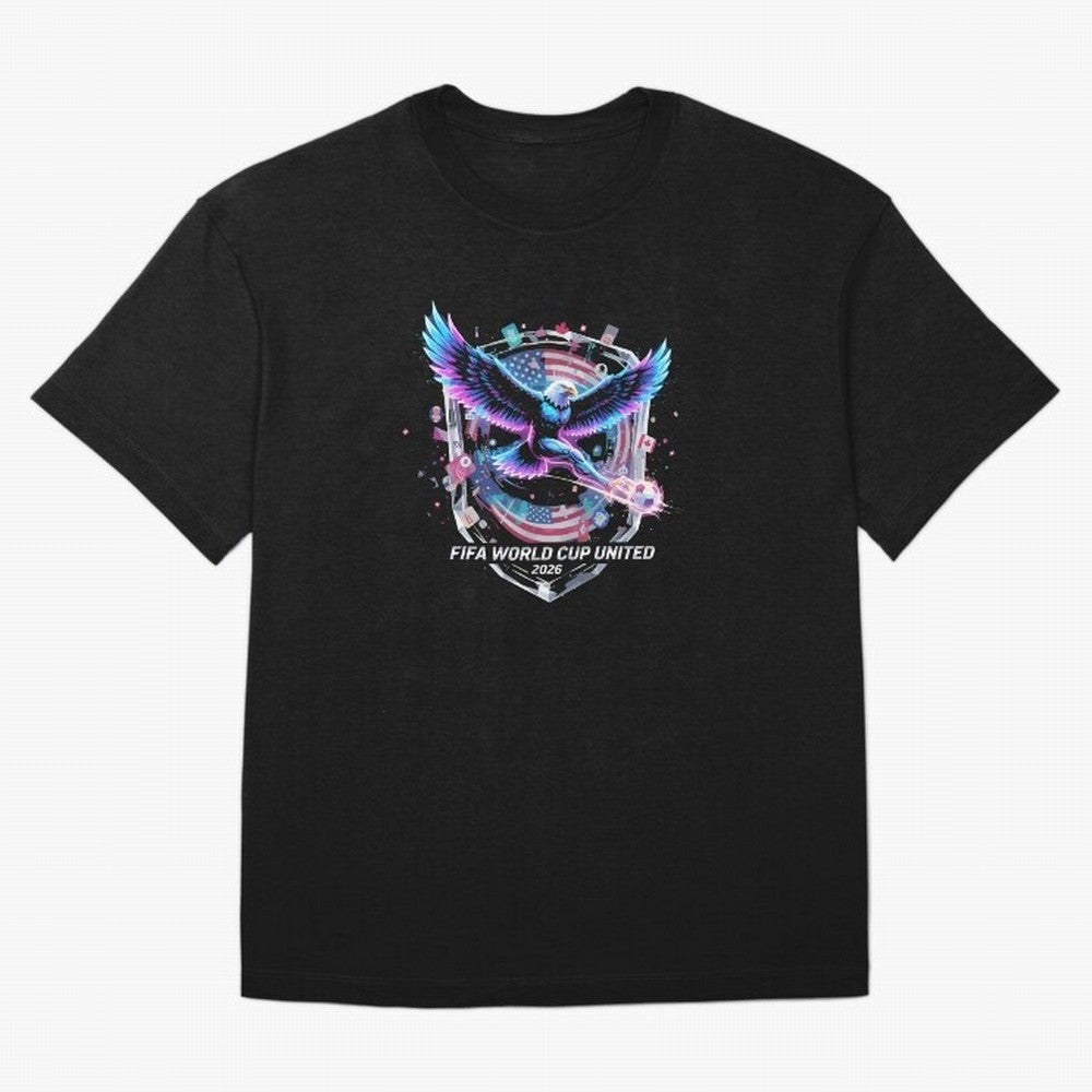 FIFA World Cup 2026 United Eagle Soccer Art T-Shirt_86867742 Oversized T-Shirt Join the Global Buzz around Global Football Passion for FIFA World Cup 2026 USA Canada Mexico, Centered on Cristiano Ronaldo, Haaland and CR7, England, Championship