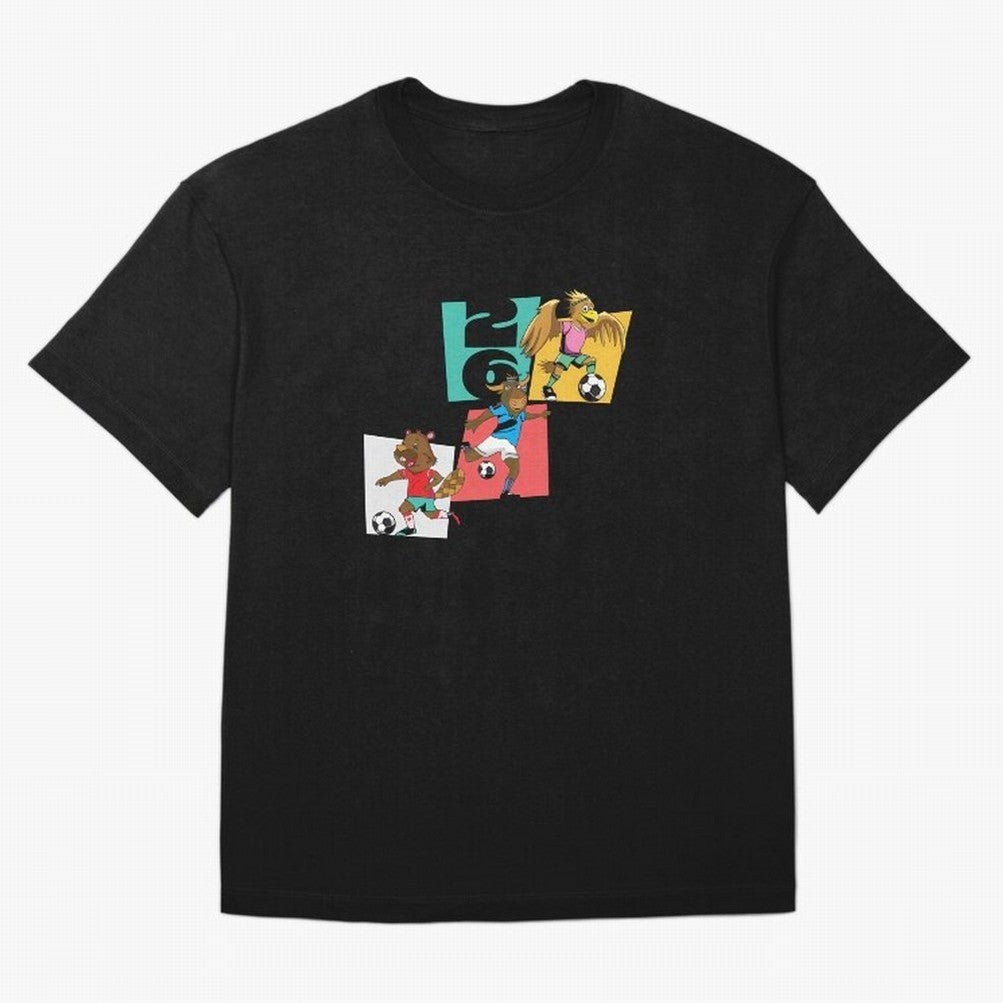 North America Mascots 2 T-Shirt_83568192 Oversized T-Shirt Bring Stadium Energy to FIFA World Cup 2026 Spirit, Highlighting Argentina, CR7 and Messi, Game Day Rituals, Football Legends, Country Pride and the Road to the Final; Great for Supporters
